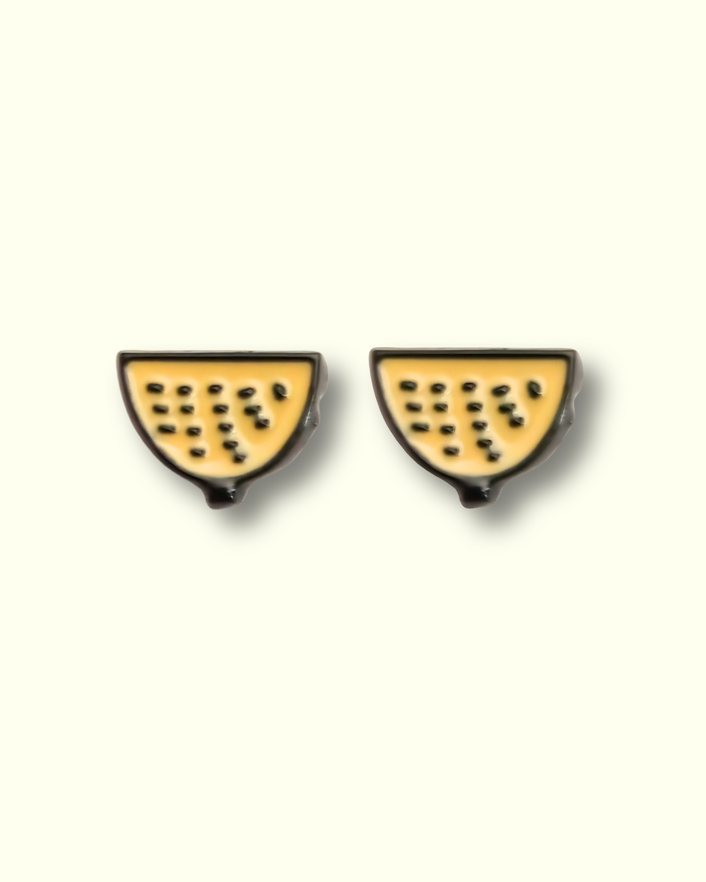 Watermelon Slice Stud Earrings