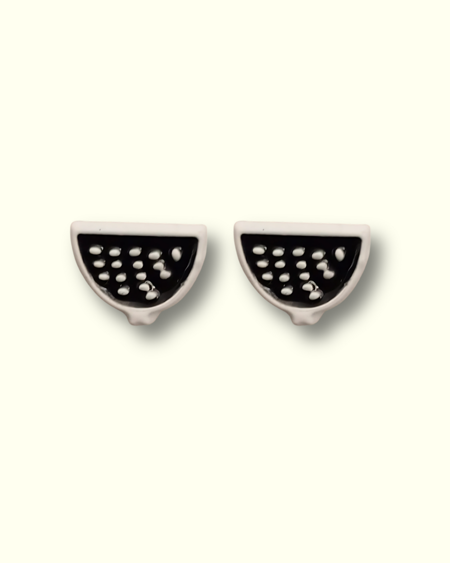 Watermelon Slice Stud Earrings
