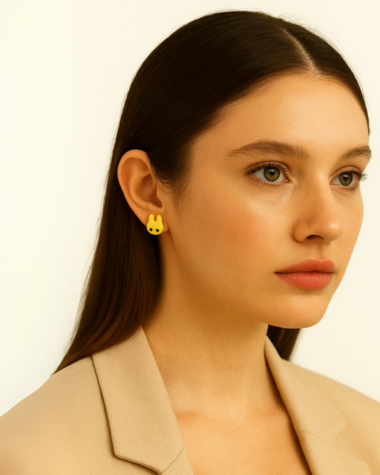 Cute Bunny Stud Earrings