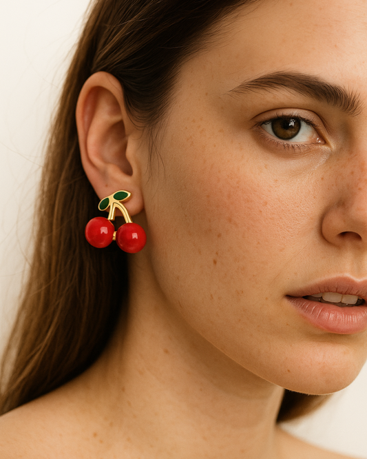 Cherry Stud Earrings