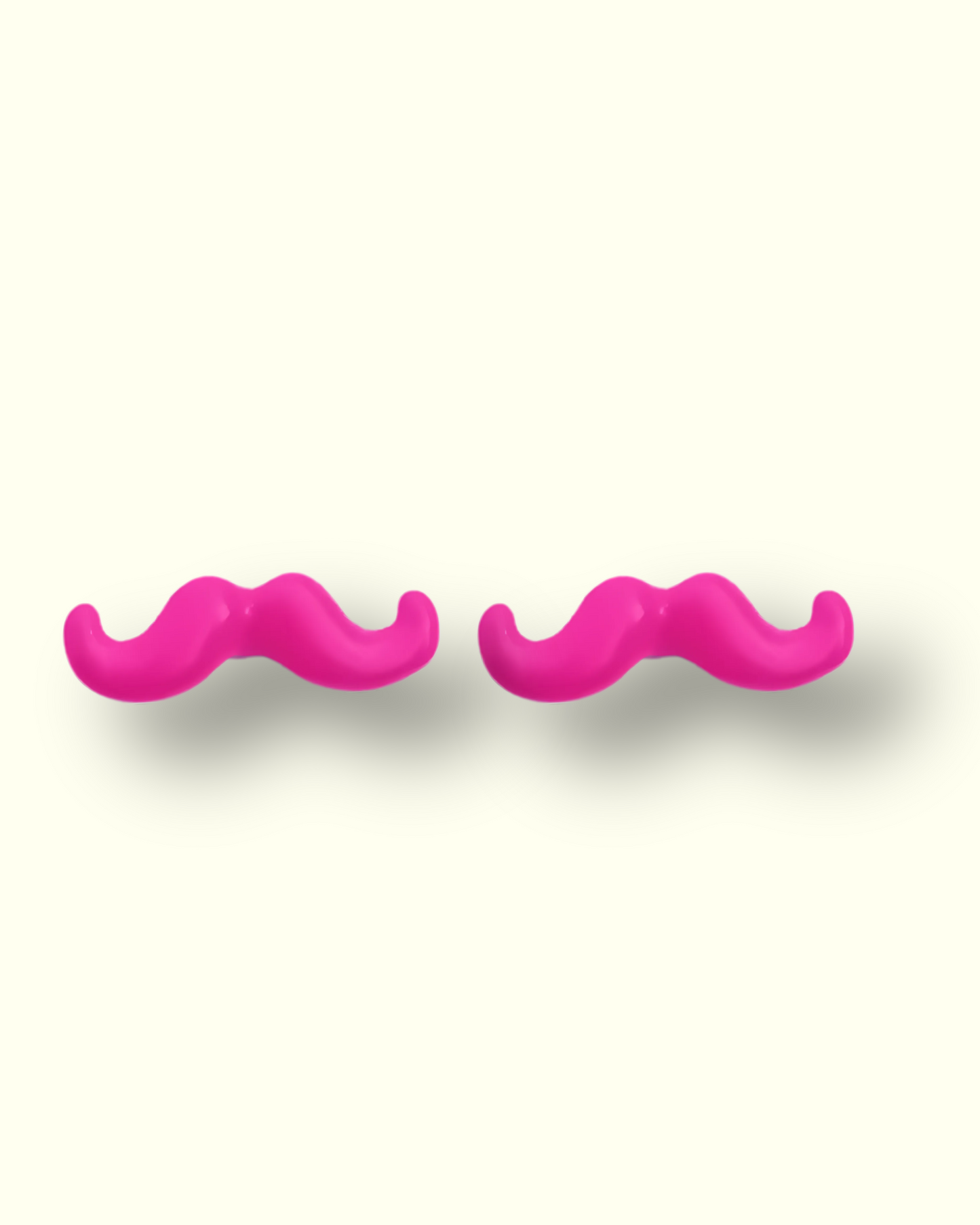 Mustache Stud Earrings