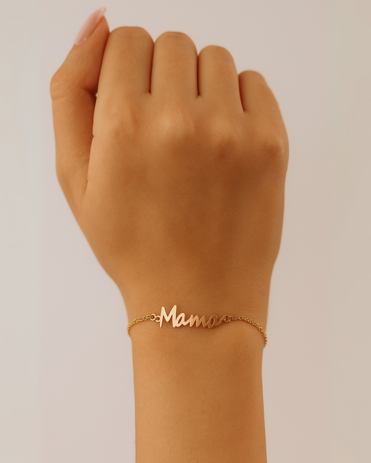 Gold “Mama” Bracelet