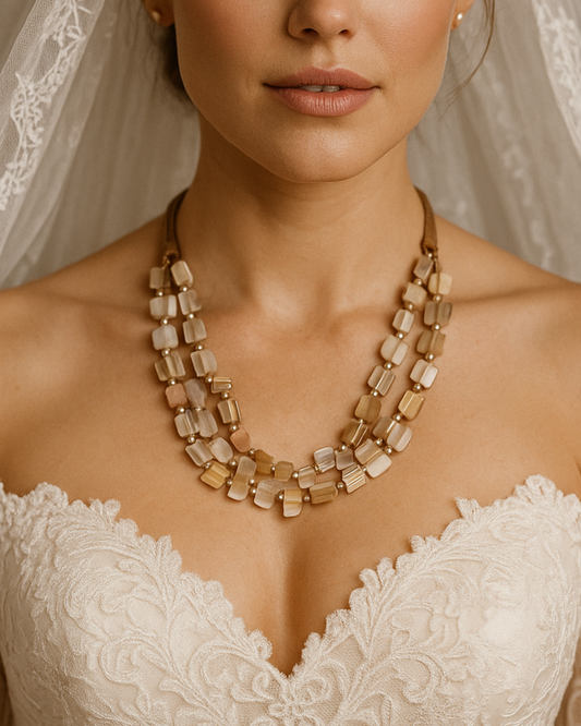 Chunky Beaded Statement Necklace