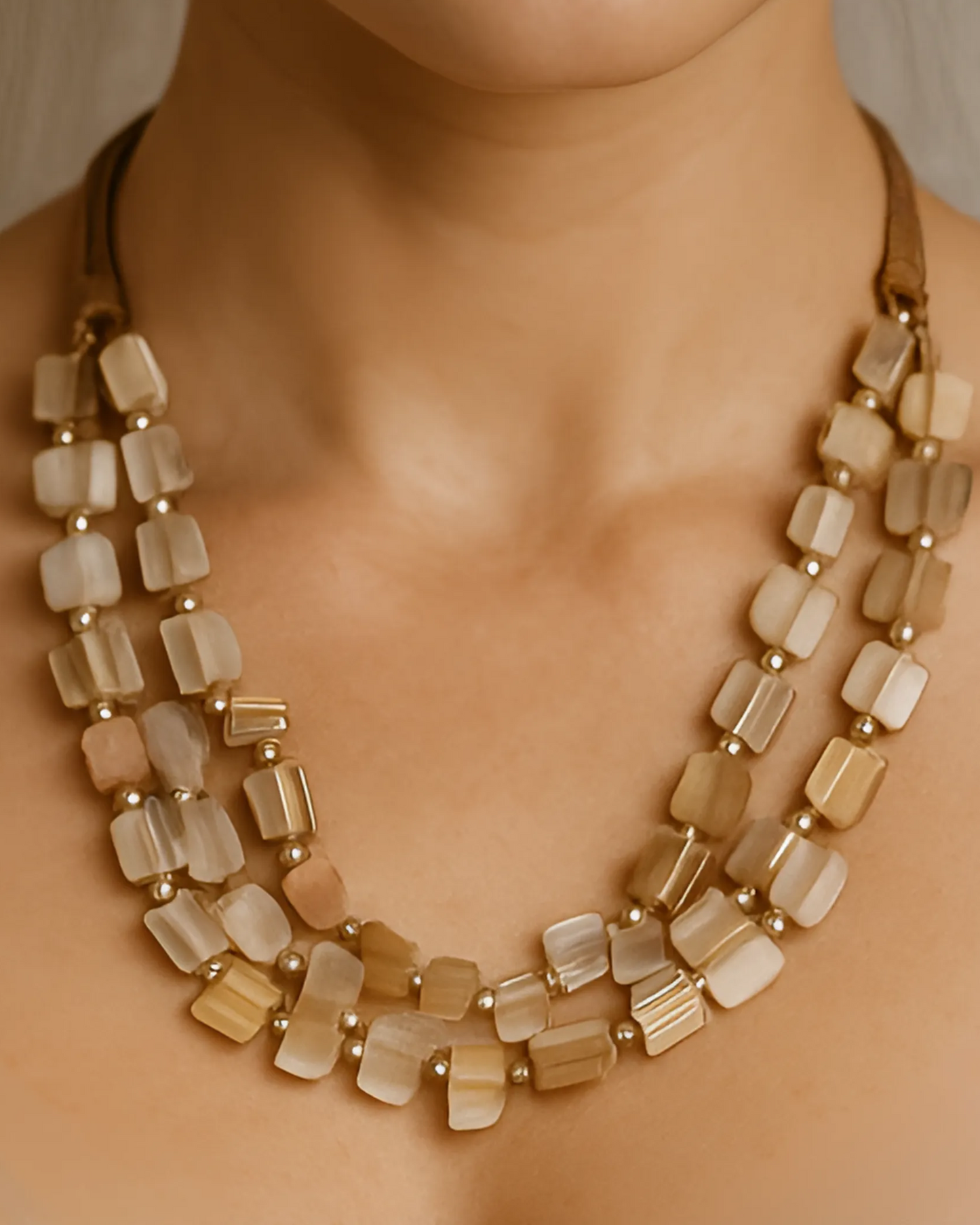 Chunky Beaded Statement Necklace