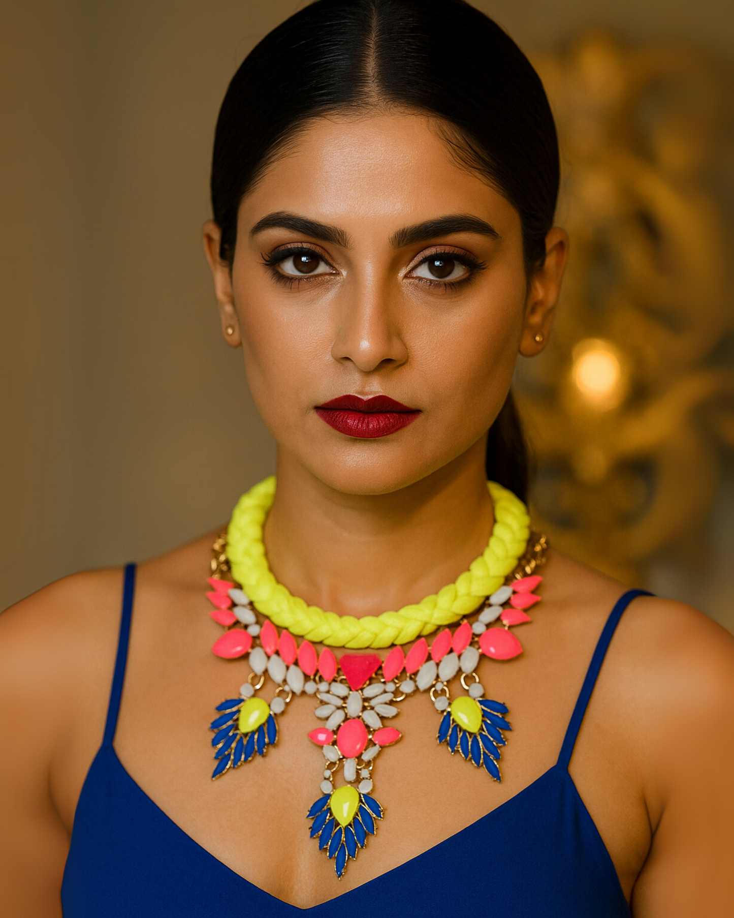 Multicolor Statement Necklace