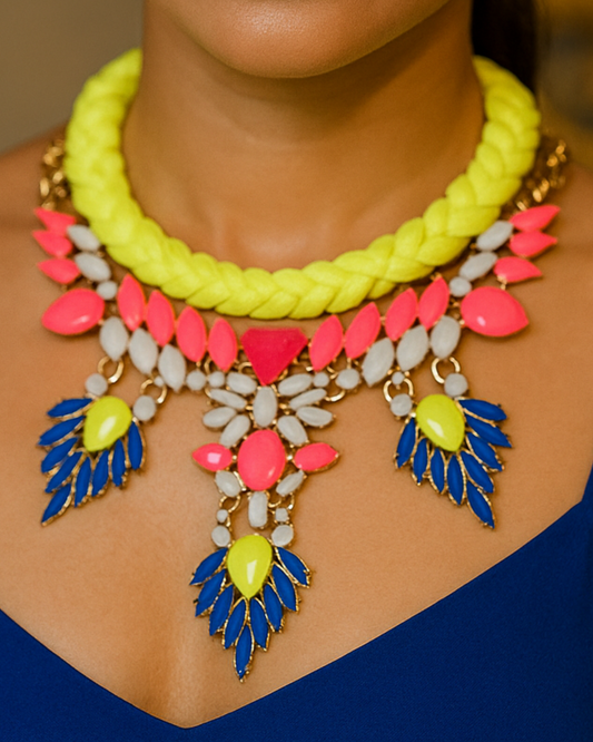 Multicolor Statement Necklace