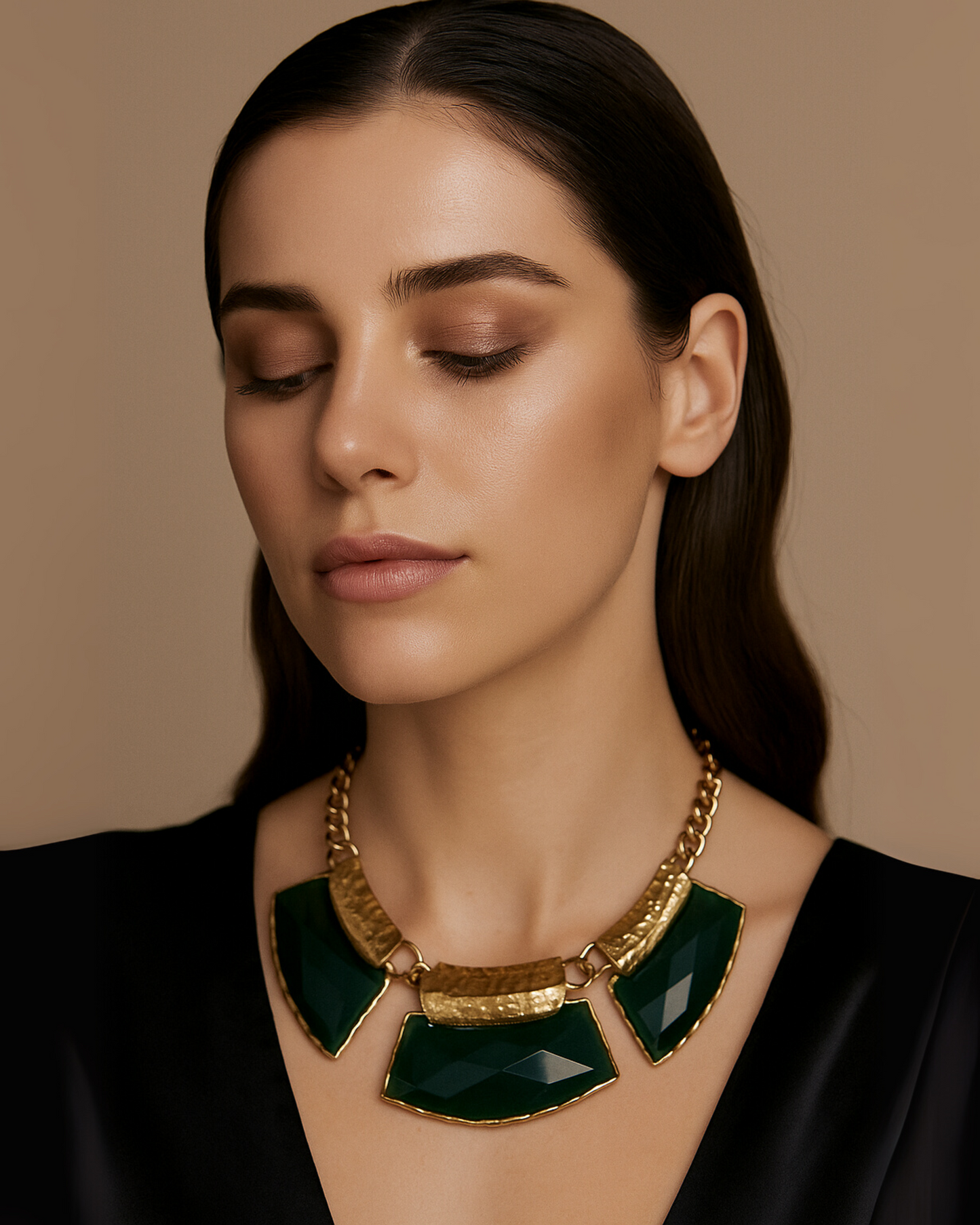 Green Gemstone Necklace