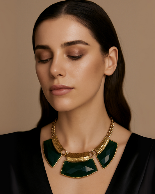 Green Gemstone Necklace