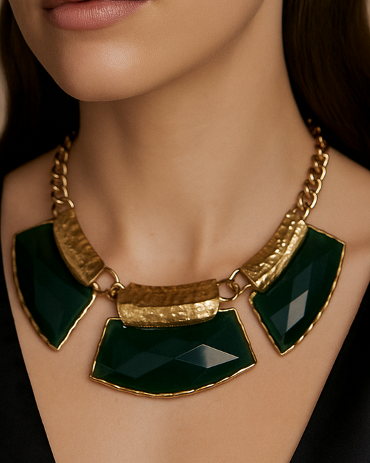 Green Gemstone Necklace