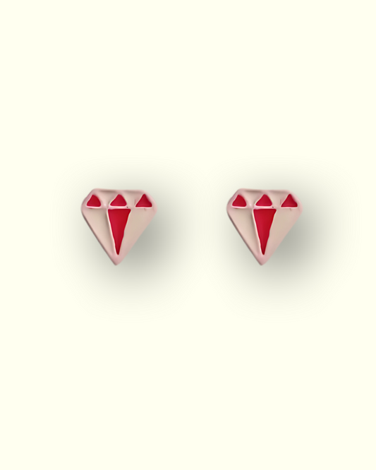 Kids Triangle Stud Earrings