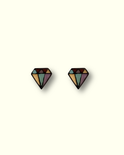 Kids Triangle Stud Earrings