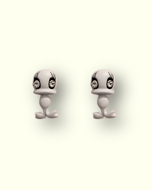 Cartoon Inspired Stud Earrings