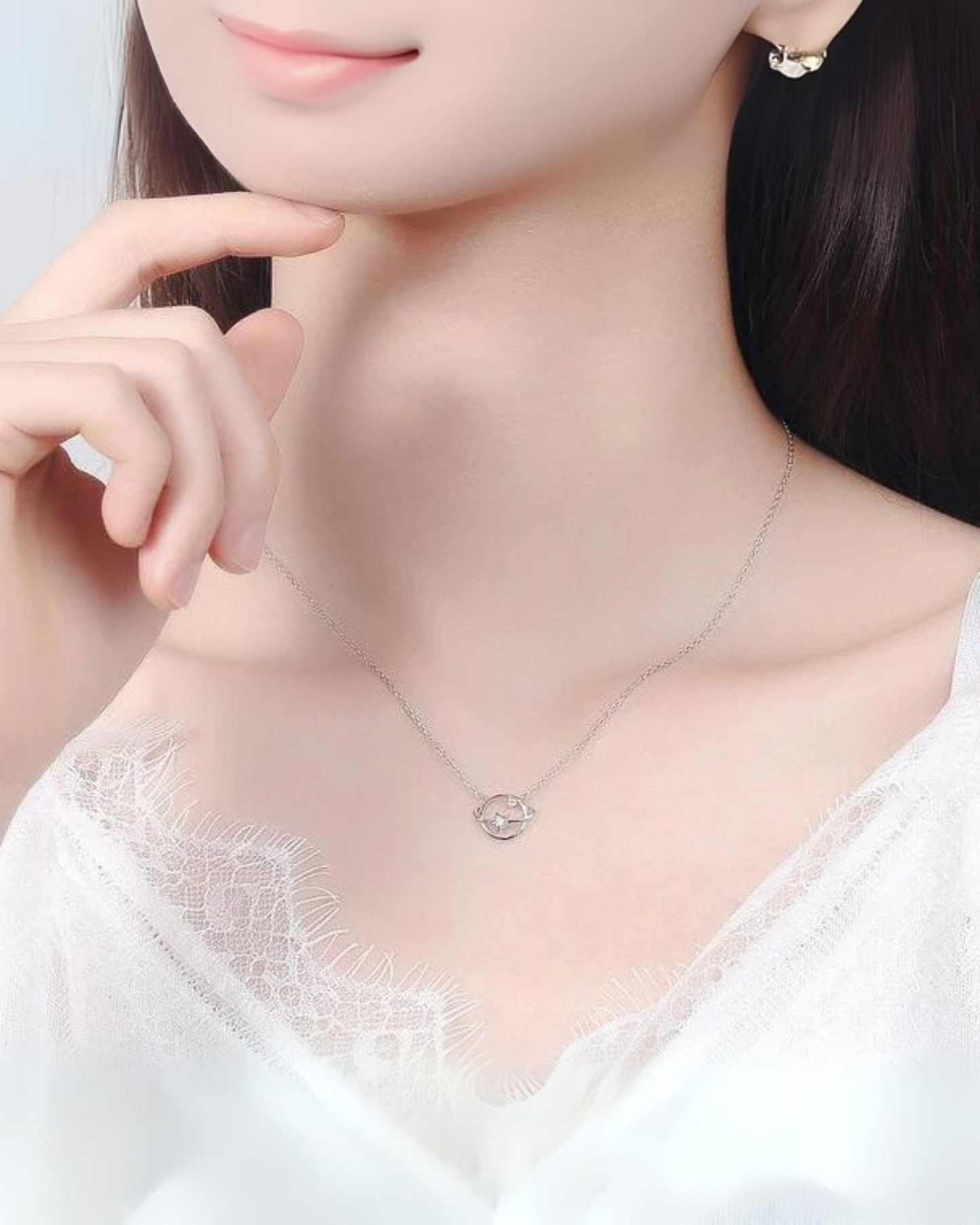 Celeste Knot Pendant Necklace