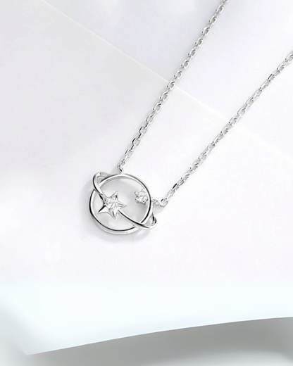 Celeste Knot Pendant Necklace
