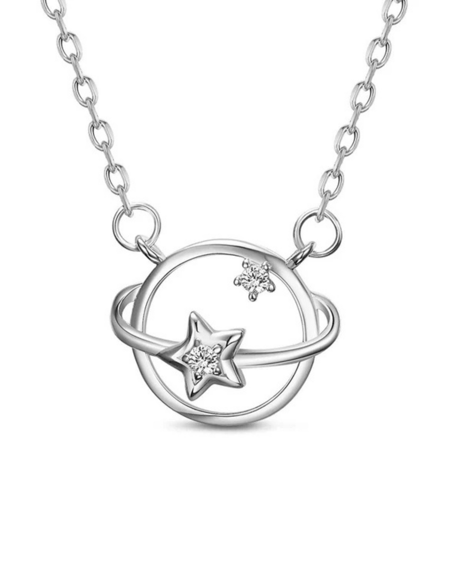 Celeste Knot Pendant Necklace