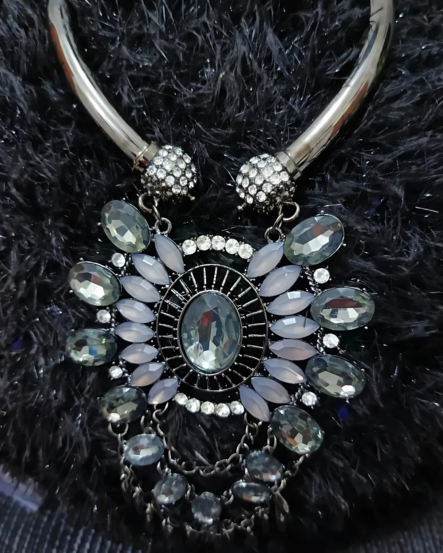 Lunar Bloom Statement Necklace