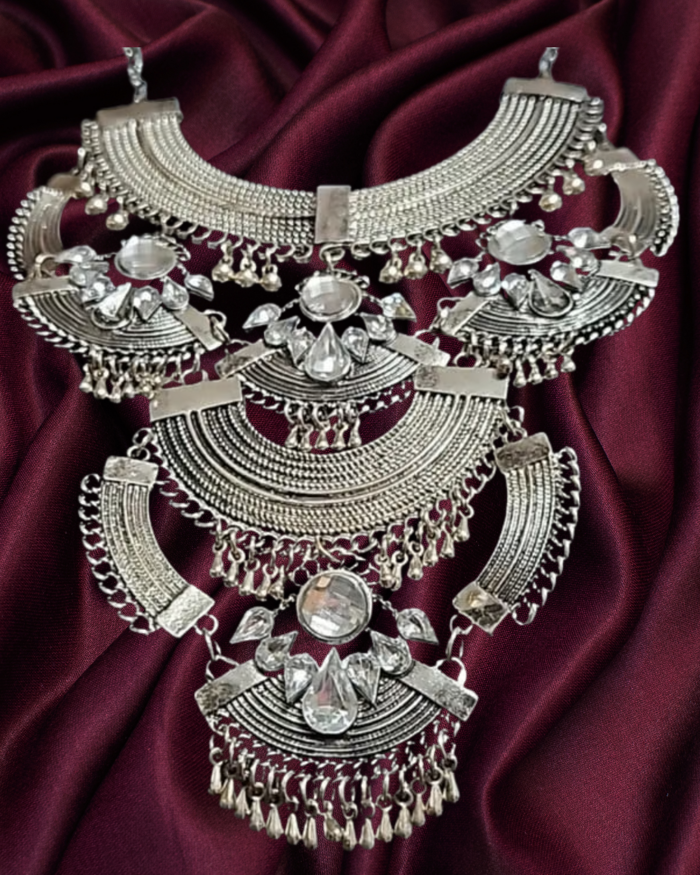 Regal Cascade Bib Necklace