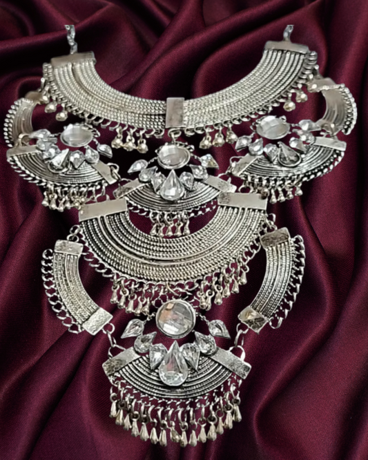 Regal Cascade Bib Necklace
