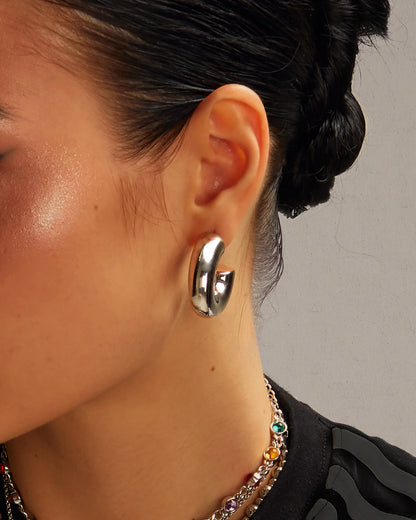 Chunky Hoop Earrings
