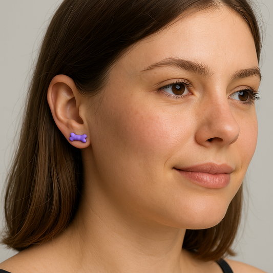 Dog Bone Earrings | Cute- Lightweight & Hypoallergenic Jewelry