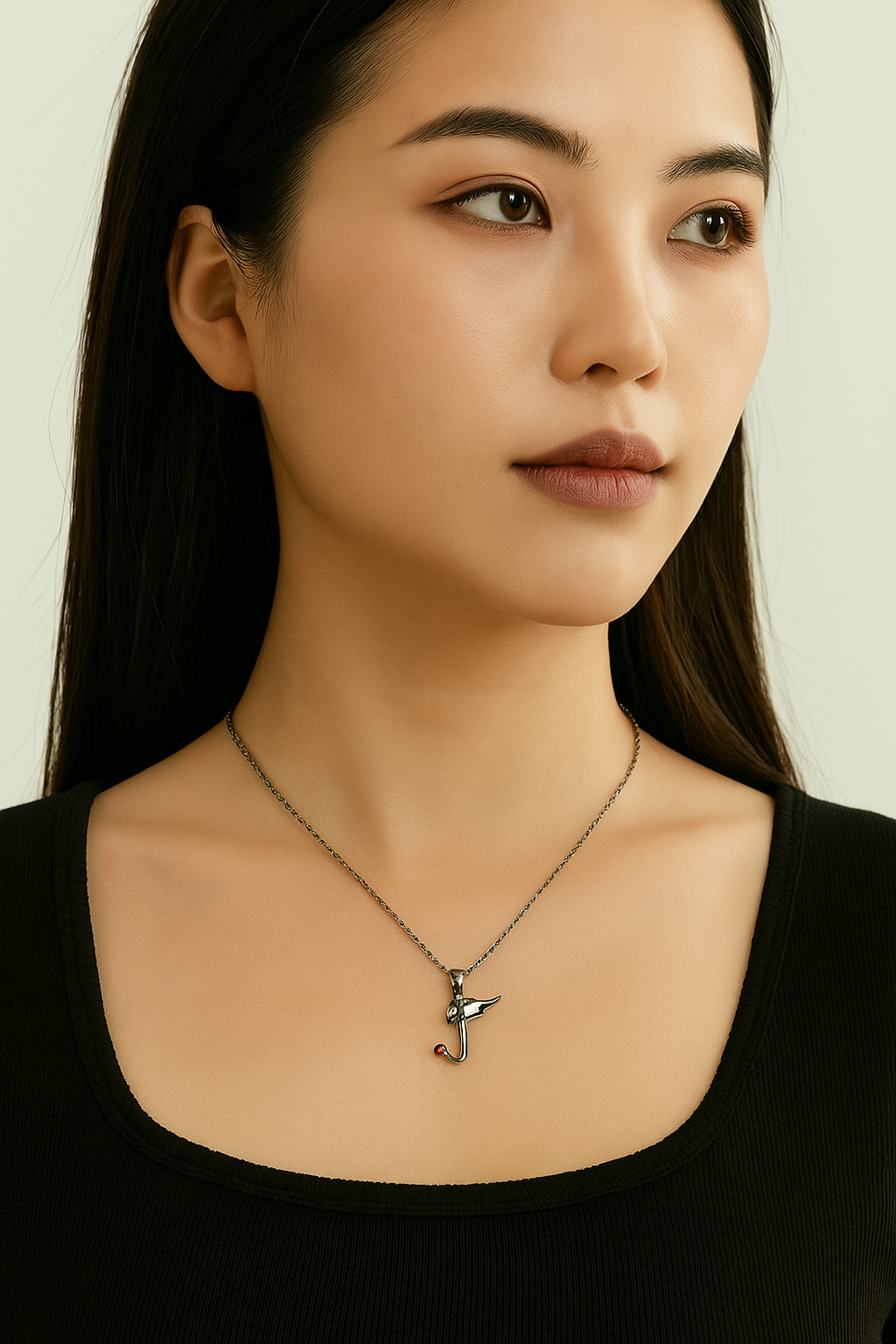 Angel Wing Harmony Pendant Necklace