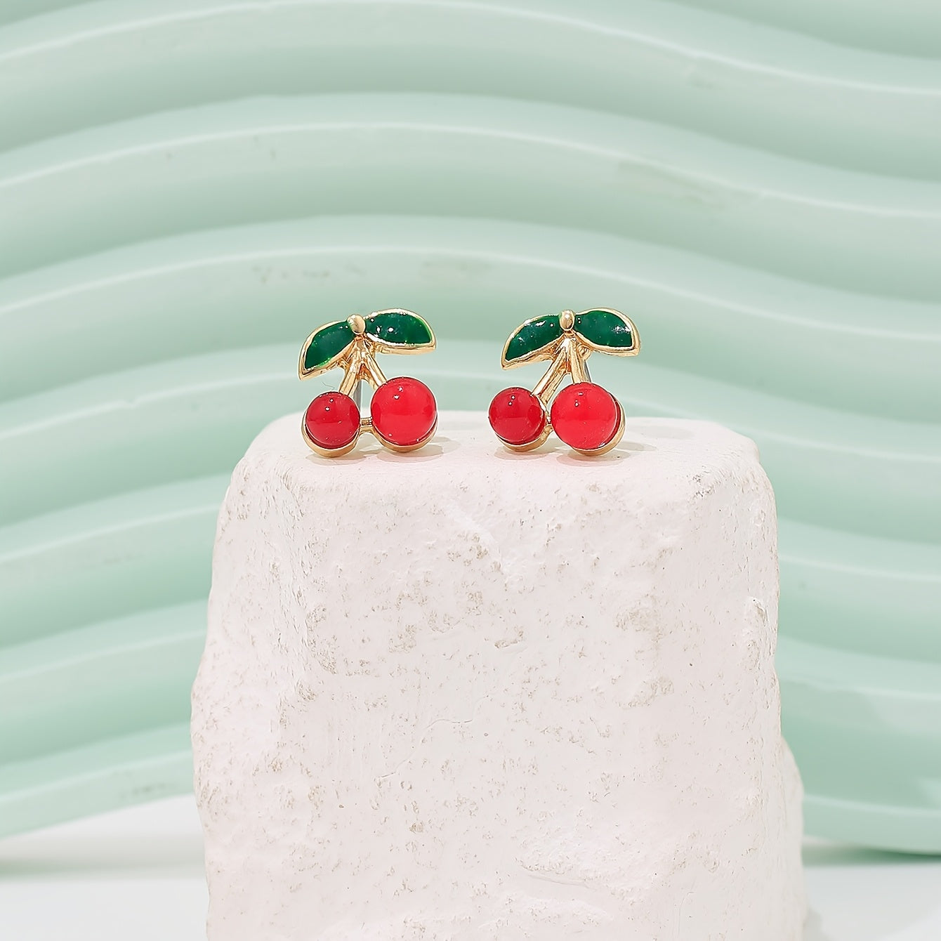 Cherry Stud Earrings